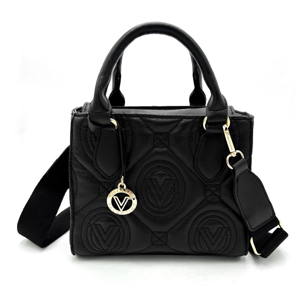 Valentino Orlandi Black Mid-Size Tote with Crossbody! NWOT